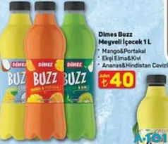 DİMES BUZZ MEYVELİ İÇECEK MEYVE SUYU 1 L